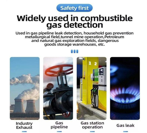 Detector De Fugas De Gas Portátil Inflamable Detector De Fug