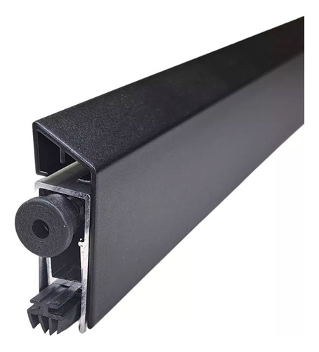 Veda Porta Externo Automático Ajustável 102cm De Sobrepor Cor Preto 1020mm