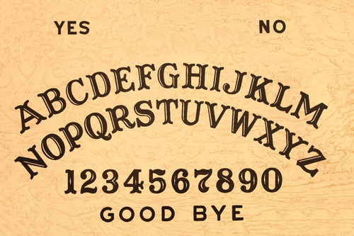 Cuadro 60x90cm Tabla Ouija Espiritismo Güija Juego Mas Alla