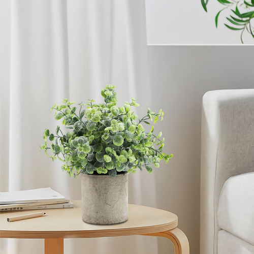 . Pequenas Plantas Artificiais, Planta Verde Em Vaso