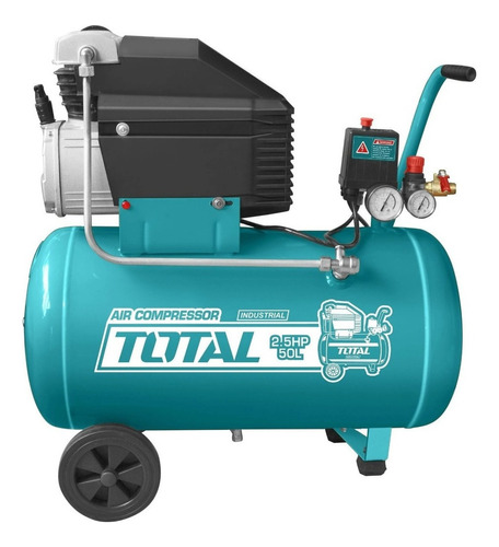 Compresor De Aire 50lts 2.5hp Total Tc125506