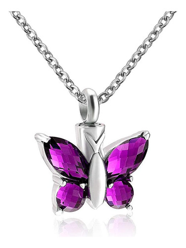 Collar Con Colgante De Urna Para Cenizas De Recuerdo De Mari