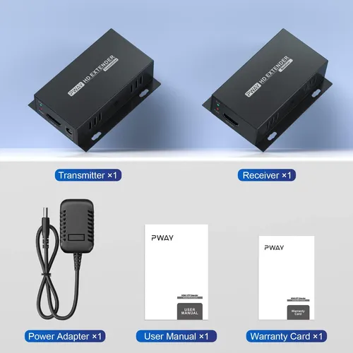 Pwaytek Hdmi Extender Hdmi Over Ethernet 1080p, Adaptador A