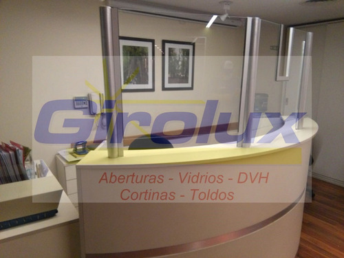 Mampara Antivirus Vidrio De Seguridad Laminado Girolux