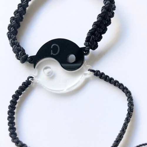 Pulseras Para Parejas Personalizadas Yin Yang