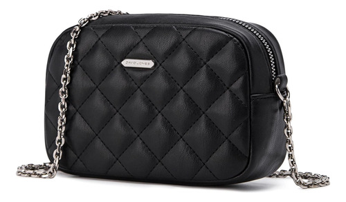 Davidjones Bolsos Cruzados Negros Pequeños Para Mujer, Bolso