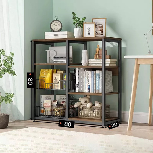 Estantería Multicapa Cocina 80cm, Ahorra Espacio. Negro