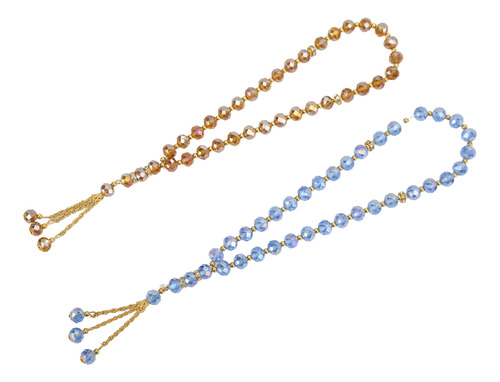 Perlas De Oración Tasbih, Tamaño Pequeño, Color Champán, 33