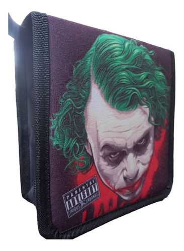 Organizador Estampado Diseño Joker Para 40 Cd's/dvd /bluray