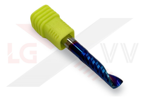 Fresa Topo 1 Corte 6mm X 22mm Naco Azul Cnc Router 