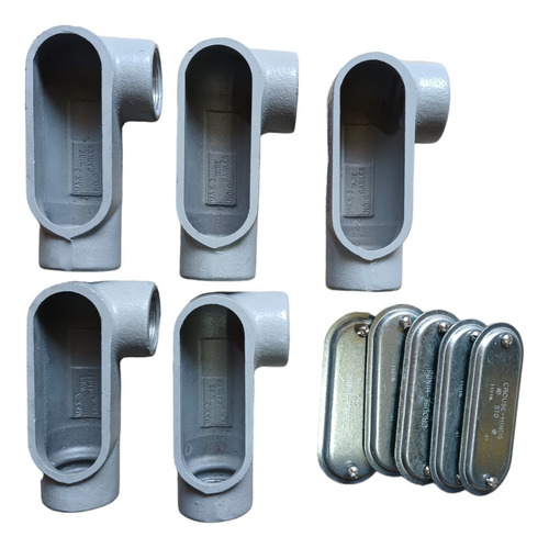 Condulet Serie 7 Ll57 De 1 1/2 41mm Crouse Hinds (5pzs)