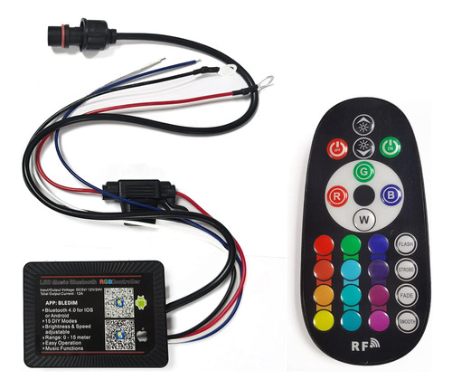 Dc 12 V Rgbw Led Controlador Con Aplicación Ios/android Cont