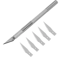 Comprar Cuchillo De Precisión Cutter Exacto Profesional + 5 Navajas