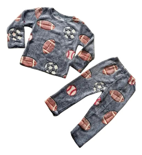 Pijama Invierno Polar Plush Peluche Luminoso Infantil Niños
