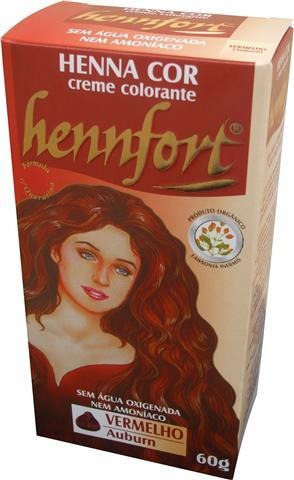 Kit 2 Henna Hennfort Em Creme 60g - Vermelho