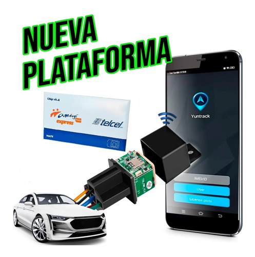 Gps Rastreador Relevador Relay Espia + Cuenta Administrativa