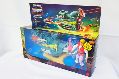 He-man Príncipe Adam Jet Sled Figura Mattel