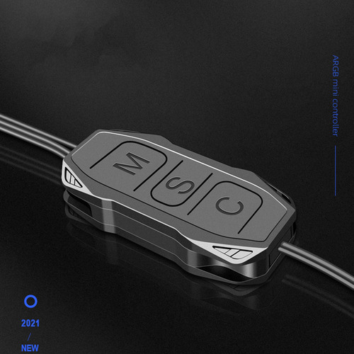 F1 Nuevo Controlador Argb De 5v, Botón De 3 Pines, Fuente De