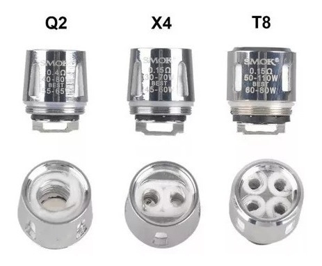 5 Resistencia T8 Compatible Smok Stick V8, Tfv8, Baby Big