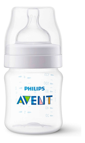 Mamadera Clasica+ Philips Avent Scf560/19 125 Ml Color Blanco Clasic