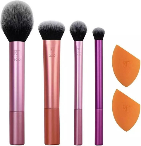 Real Techniques Kit Brochas Y Esponjas Everyday Essentials
