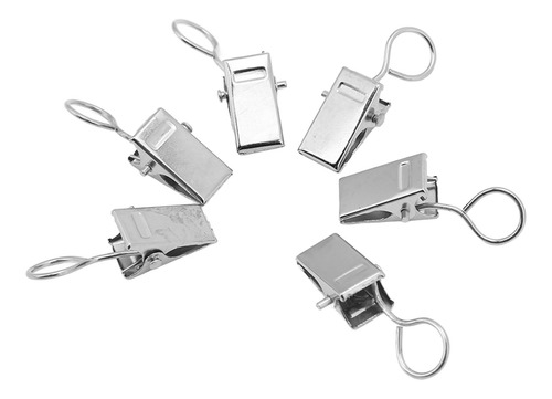 100 Clips De Metal Para Cortinas, Resistentes, Duraderos, Re