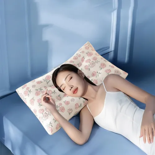 Funda De Almohada En Forma De U, Algodón Supersuave, Pastill