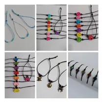 Comprar 30 Pulseras Simbolo Paz- Flor- Abejita- Mariposa Souvenirs