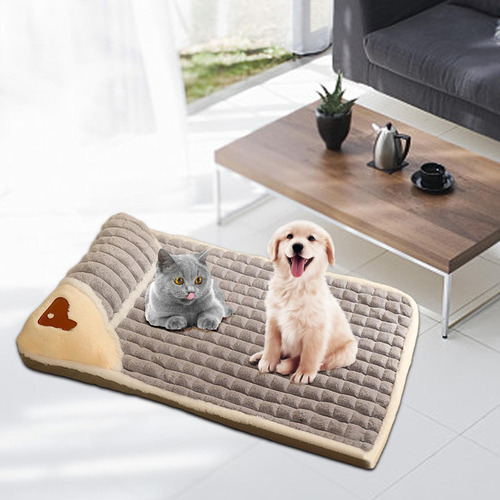 Cama De Invierno Para Perros En Casa Con Almohada Con
