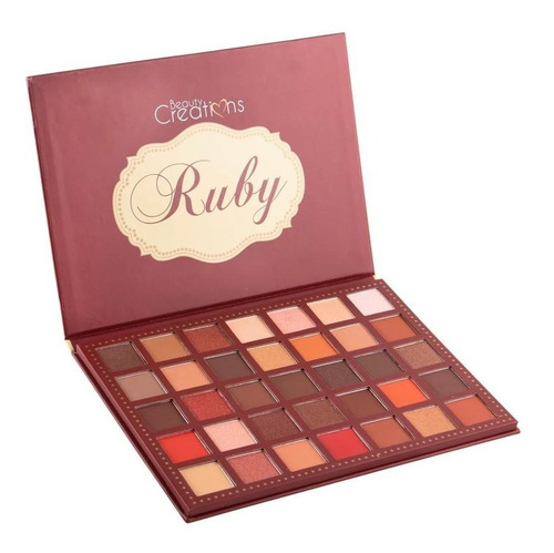 Paleta De Sombras Para Ojos Beauty Creations Ruby 35 Colores