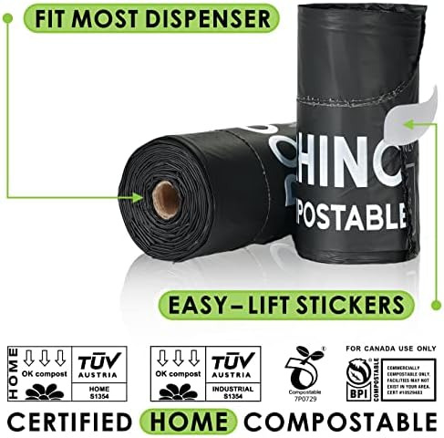 Bolsas Compostables Para Caca De Perro Certificadas Por Rock