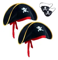 Comprar Disfraz De Capitán Pirata D-fokes Con Sombrero Pirata, 2 Uni