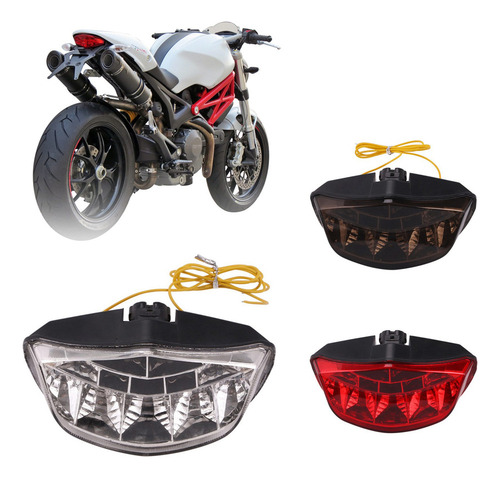Luz Traseira B8led Para Ducati 659 696 795 796 1100/s/evo Br