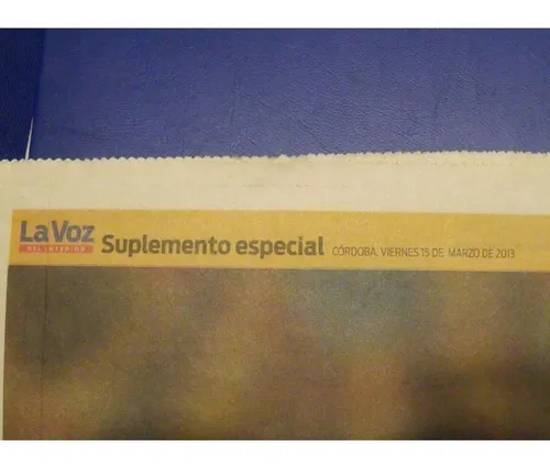 Suplementos Especiales Asuncion Del Papa Francisco (Usado)