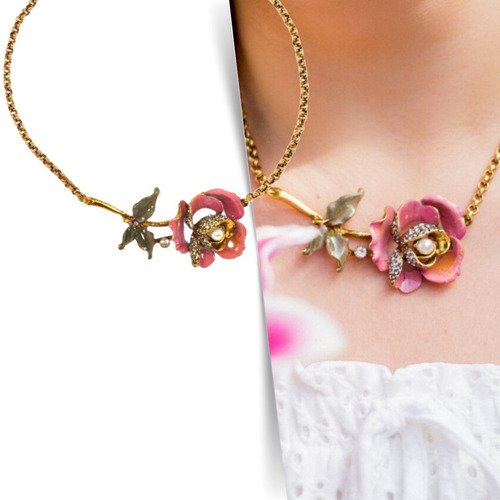 Imagem 1 de 4 de Colar Larissa - Rosa