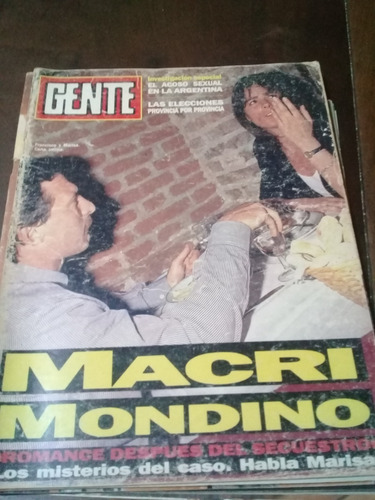 Revista Gente  Nº1371  Año 1991 Macri - Mondino