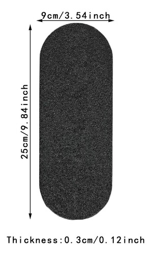 Filtro De Ventilador De Techo De 5 Piezas Para 25x9x03cm