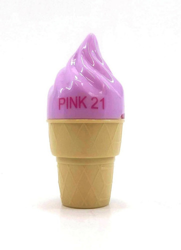 Imagen 2 de 7 de Brillo Balsamo Labial Sweety Lip Balm Helado Pink 21 Uva