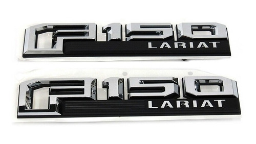 Par De Emblemas F150 Logos Para Ford F-150 Lariat