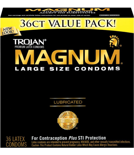 `preservativos Condones Con Latex Magnum 36 Unidades
