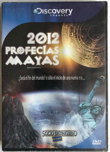 2012 Profecías Mayas. Discovery Channel. Dvd Video.