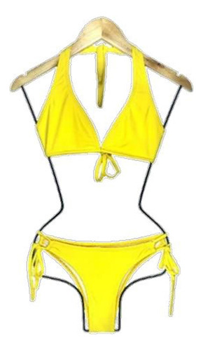 Bikini Clasico Amarillo Gl-18 Color Amarillo