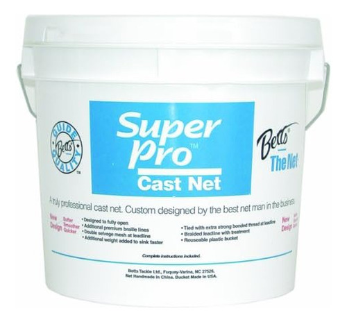 Super Pro 7-foot Mono Cast Net With 5/8-inch Mesh