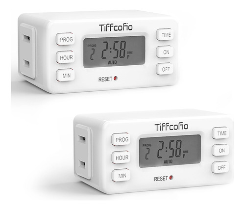 Tiffcofio Toma De Temporizador De Luz Digital Para Interiore