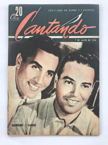 Revista Cantando N° 49 Howard Landi Gardel Magaldi 1946