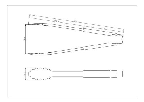 Pinza Multiuso Para Cocina Tramontina Utilita 31 Cm