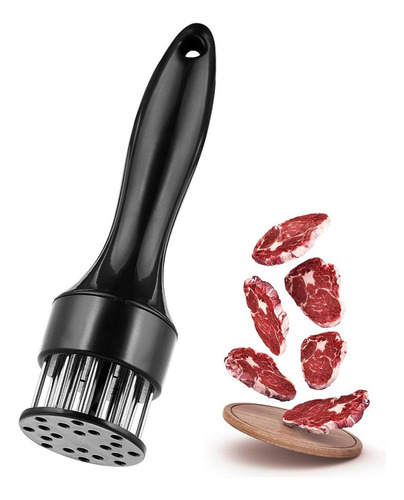 U Chef Ablandador De Carne Con 20 Cuchillas Afilada Color Negro