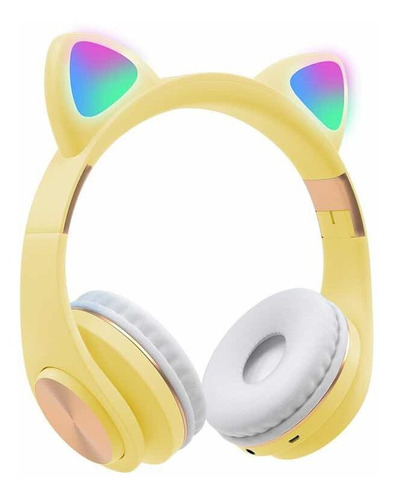 Audífono Bluetooth Nina Inalambrica Hifi Auriculares Gato