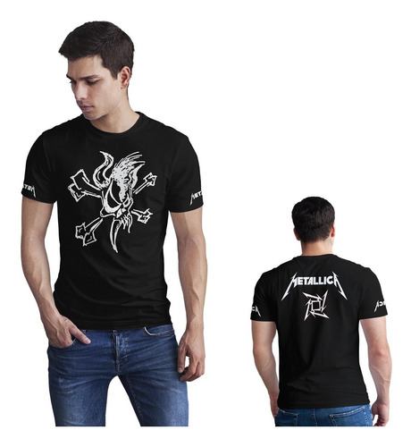 Polera Metalera Metallica D4