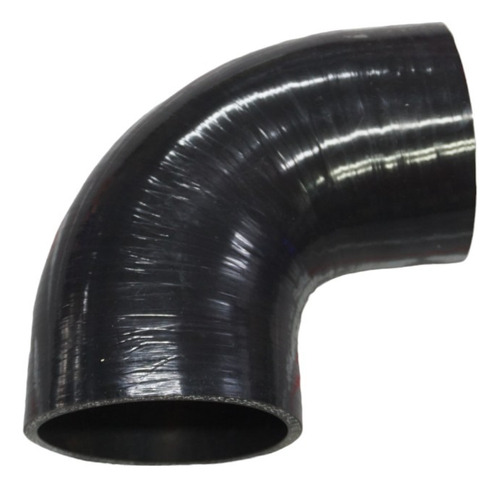 Codo De Silicona Alta Presión 90° 3 A 3 Color Negro